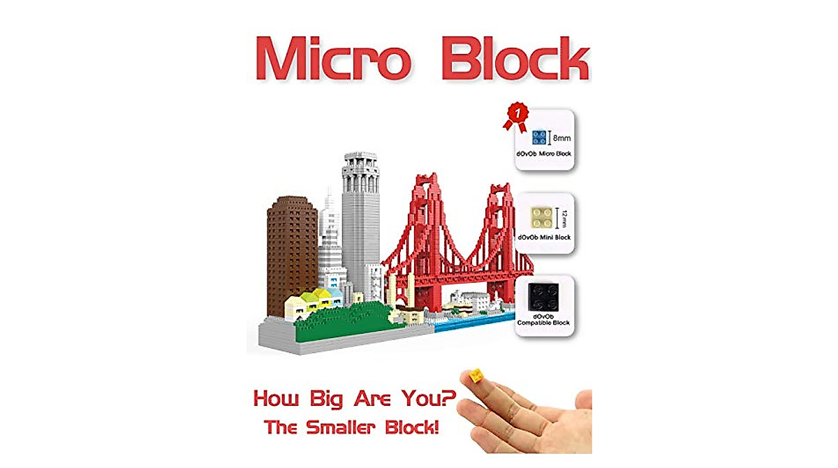 Build San Francisco with NeoLeo Micro Kit - 2969 Pieces