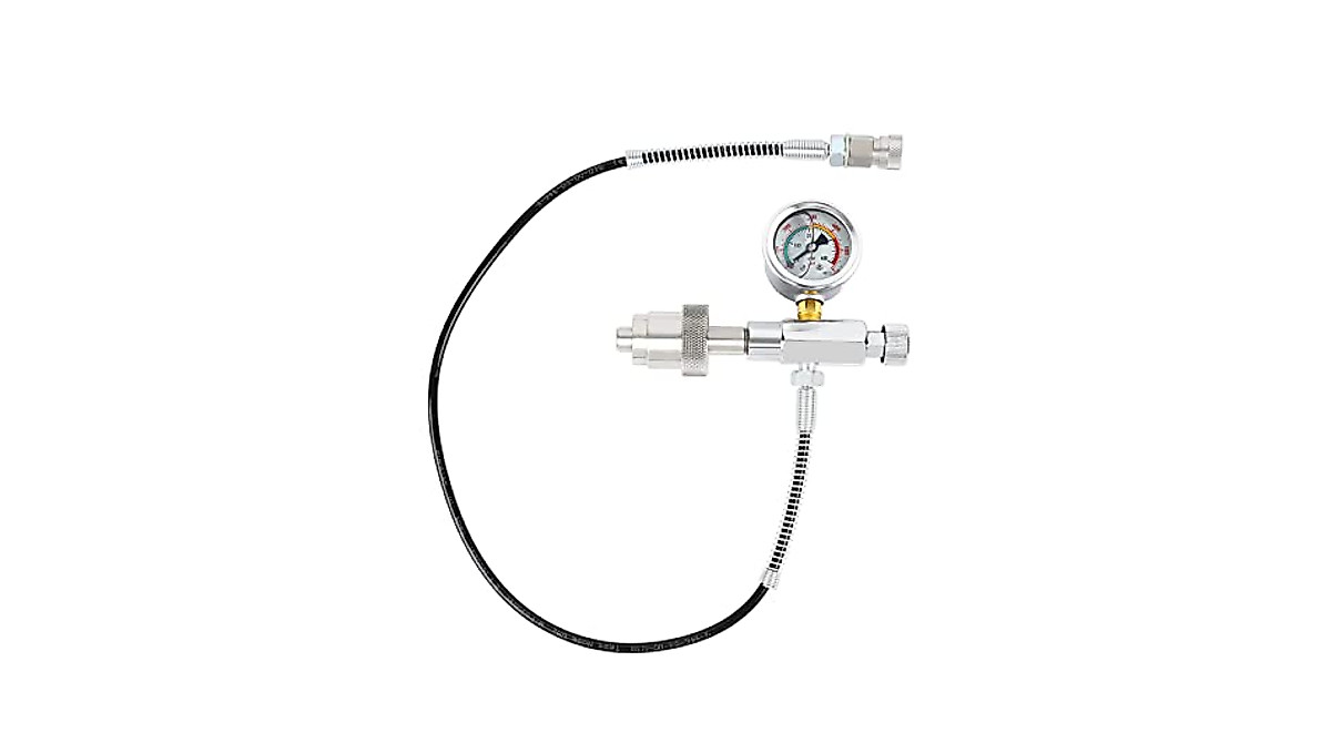 Yonntech CGA347 Cylinder SCBA Fill Station Adapter with 60cm Hose