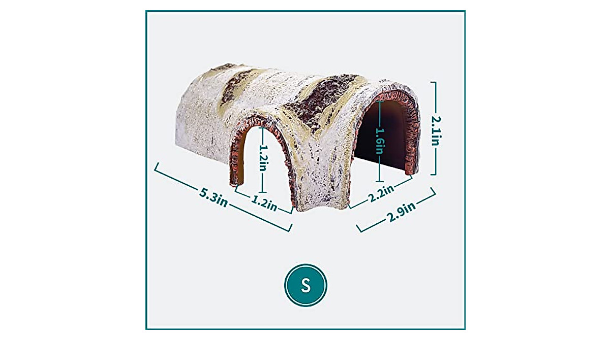 Aufeeky Reptile Hide Birch Tree Bark Trunk – Secure & Natural Reptile ...