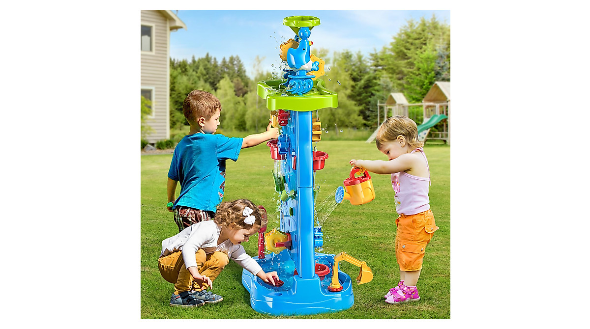 Kids Waterfall Table for Fun Outdoor Play - ConeWhale