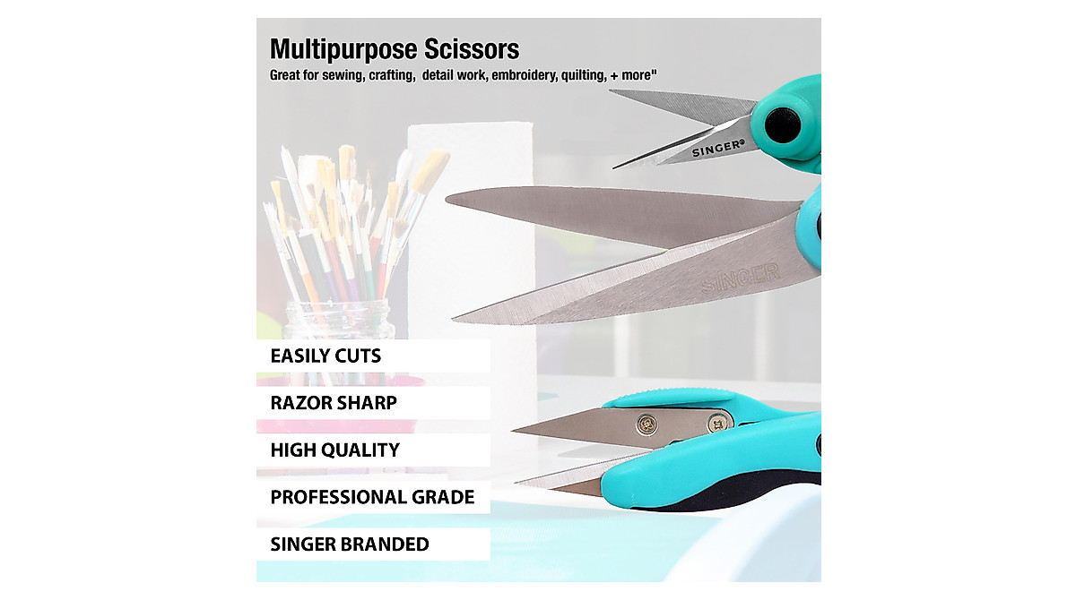 SINGER ProSeries Sewing Scissors Bundle – Precision & Comfort for Every ...