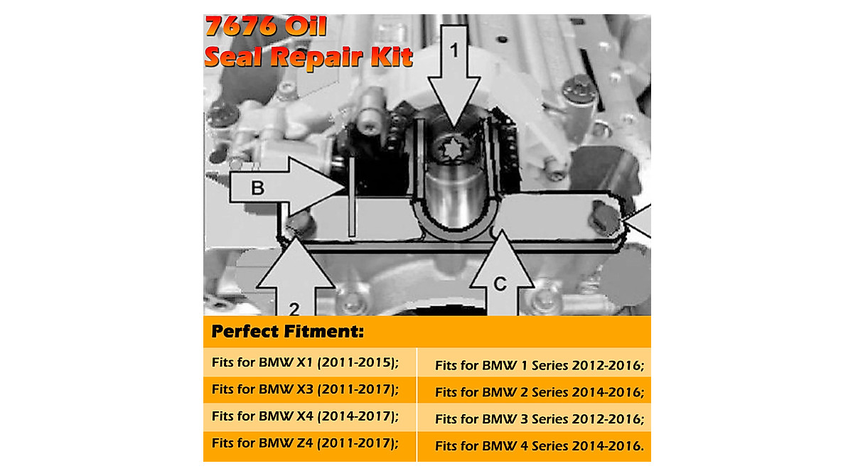 ZH-Auto 2801 Flywheel Holder & 7676 Oil Seal Repair Kit For BMW N20 N26 Engines