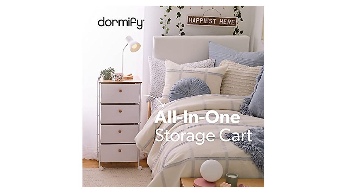 Dormify 4-Drawer Storage Organizer on Wheels