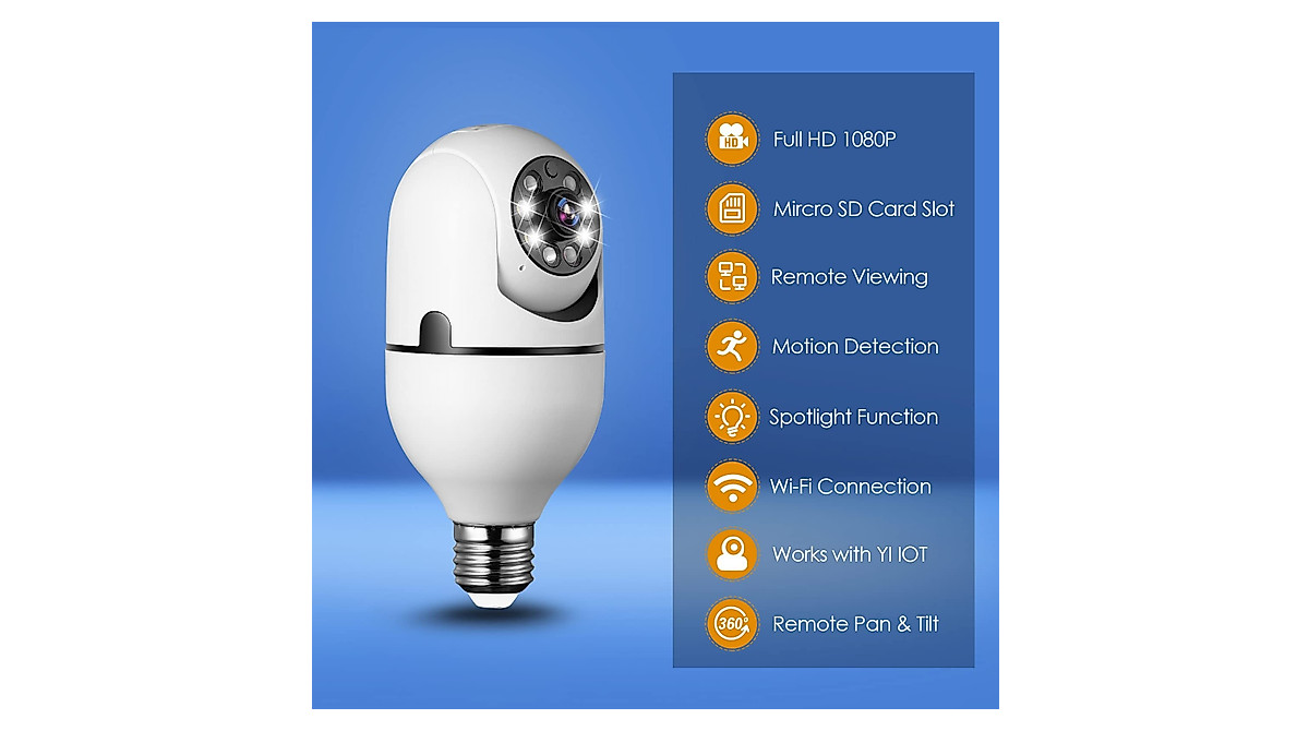 HD 1080P WiFi Security Camera with Night Vision