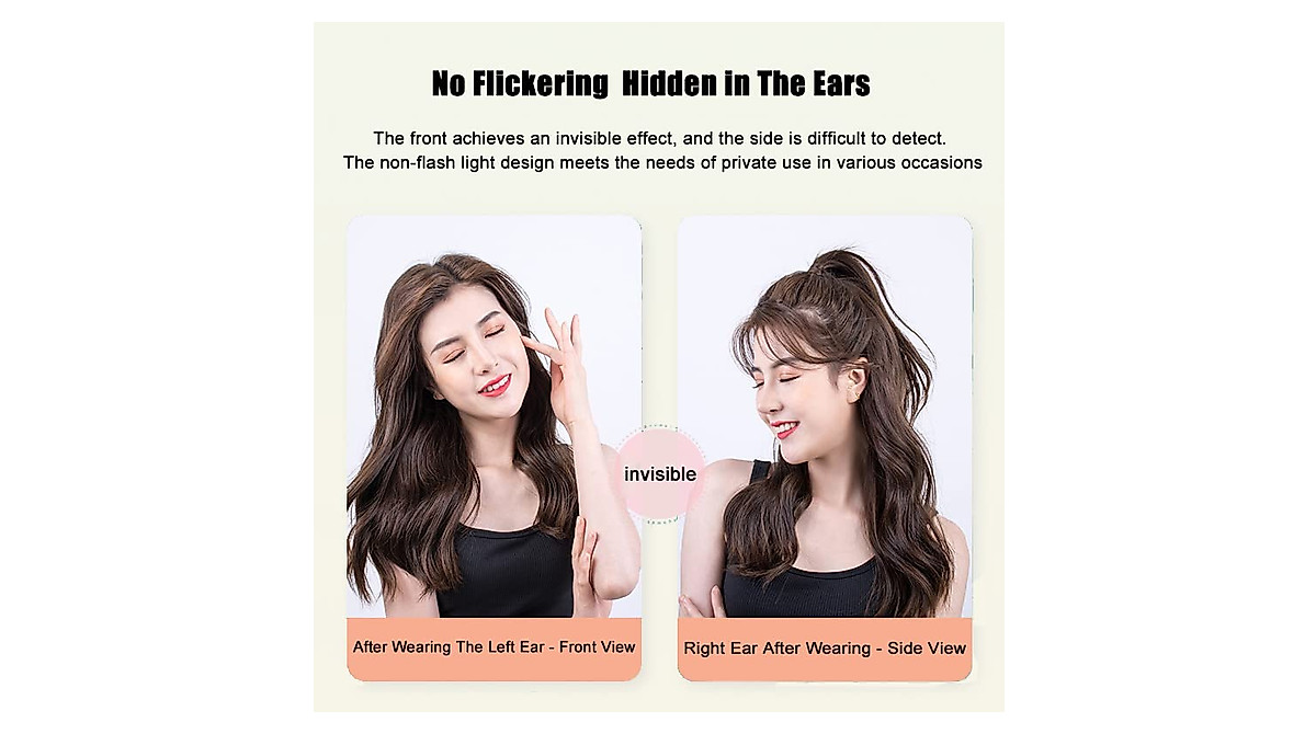 Invisible Bluetooth Earbud - Discreet, Lightweight & Long Battery Life