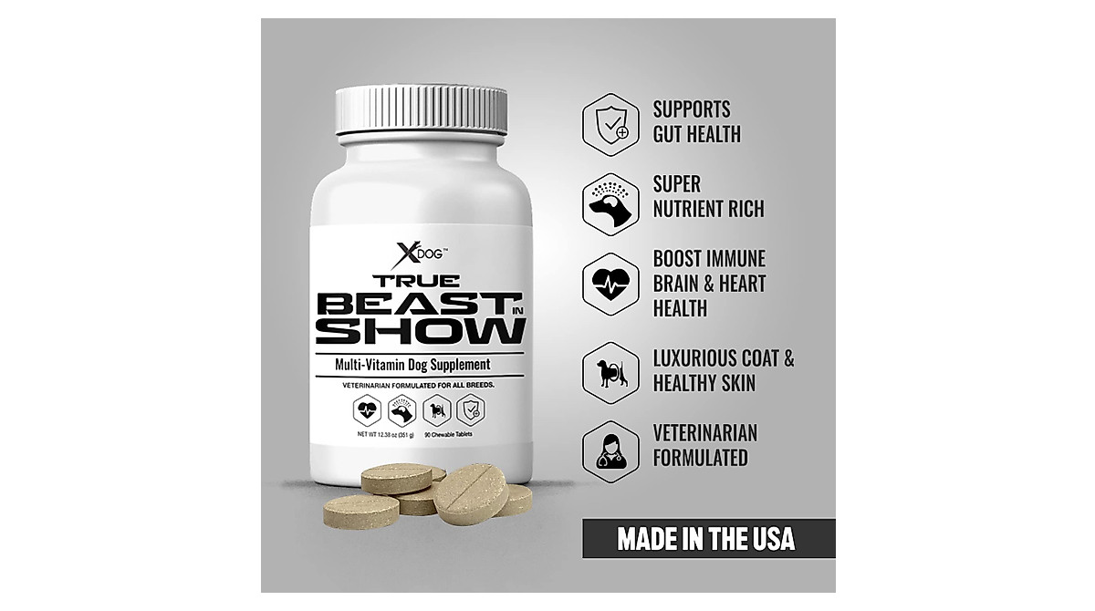 True Beast In Show Dog Multivitamin for Overall Health & Wellness