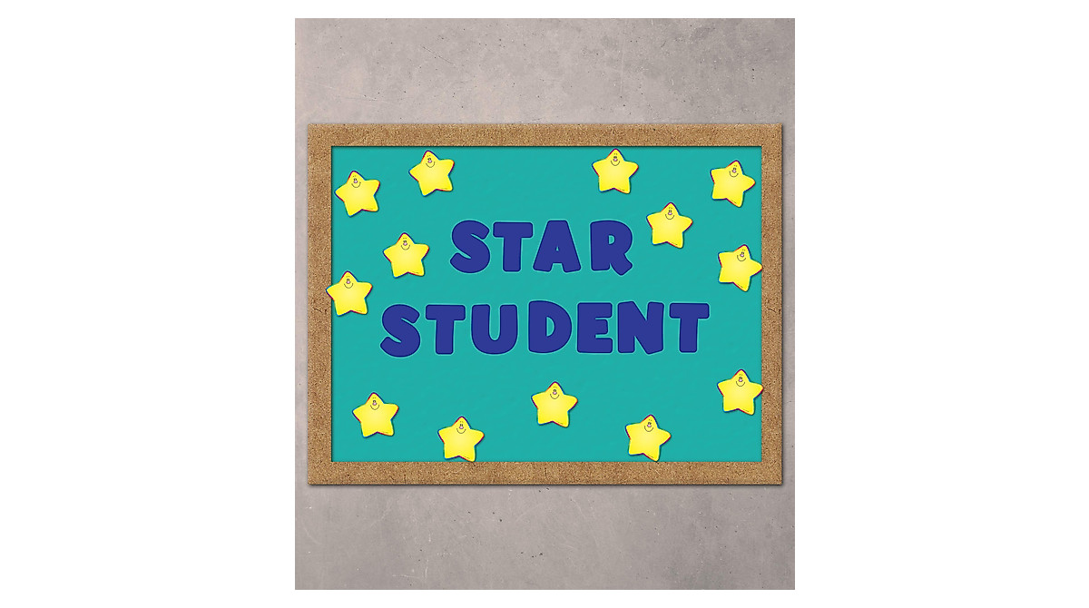Carson Dellosa 36 Piece Mini Stars Bulletin Board Cutouts