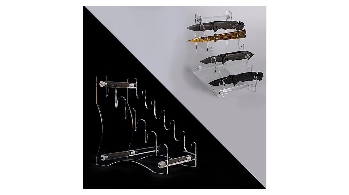 Dagger Rack: Stylish Acrylic Knife Display for Collectors