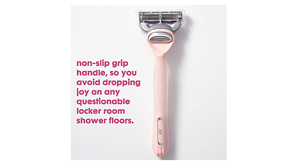 Joy Razors for Women - Close, Gentle Shave with 8 Refills