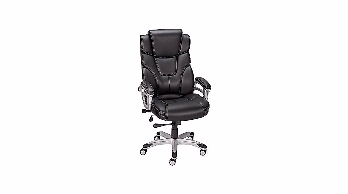 Staples Baird Bonded Leather Manager Chair - Ergonomic & Stylish