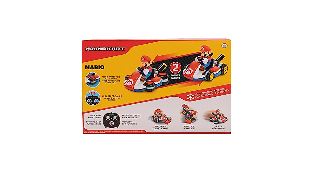 Super Mario Kart RC Racer - Anti-Gravity Mini RC with 100ft Range