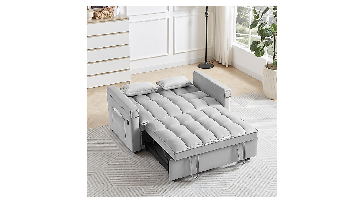3 in 1 Convertible Sleeper Sofa Bed for Small Spaces