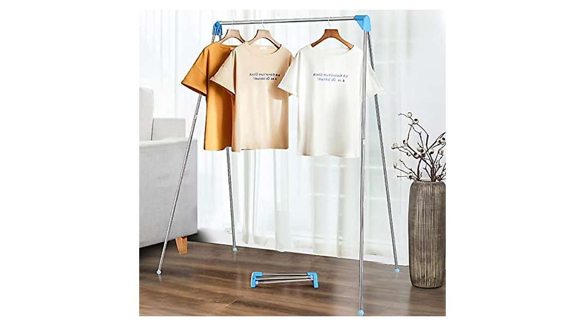 ND Portable Garment Rack for Travel & Home - Foldable & Retractable