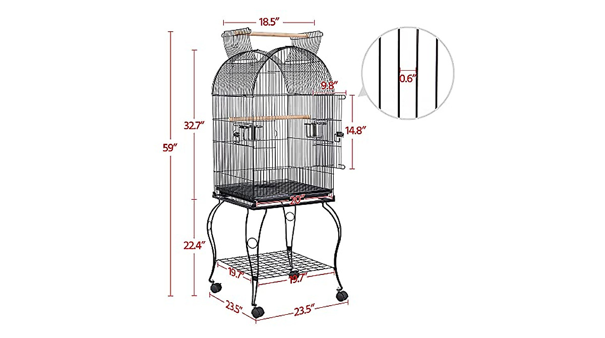 Photo inspiration: Visual Reference: Large 59 Inch Bird Cage For Parrots Small Birds