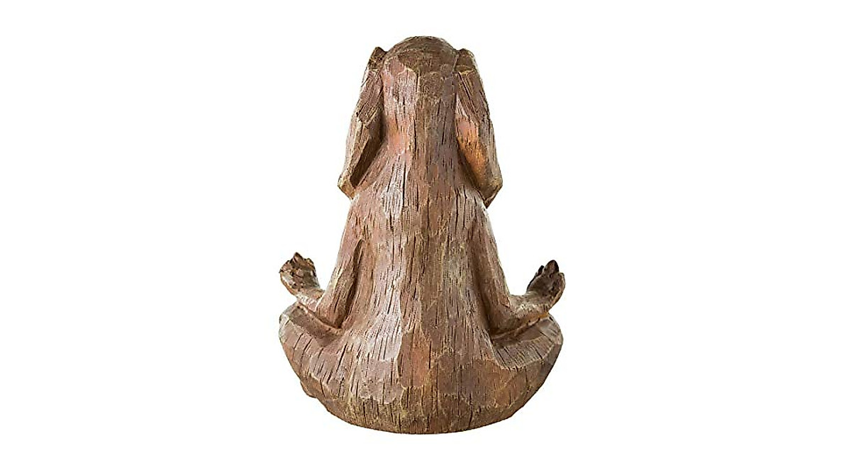 Wind & Weather Meditating Rabbit Garden Statue - Indoor & Outdoor Decor
