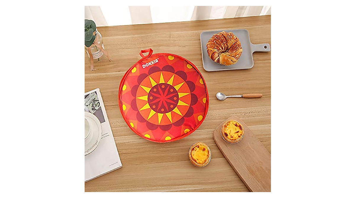 LEONAL Tortilla Warmer - Keeps Food Warm in Microwave | 12 Inch