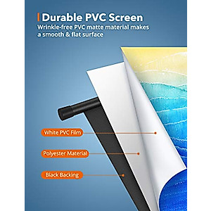 Orgtoy 100-Inch Portable Projector Screen for Indoor & Outdoor Use