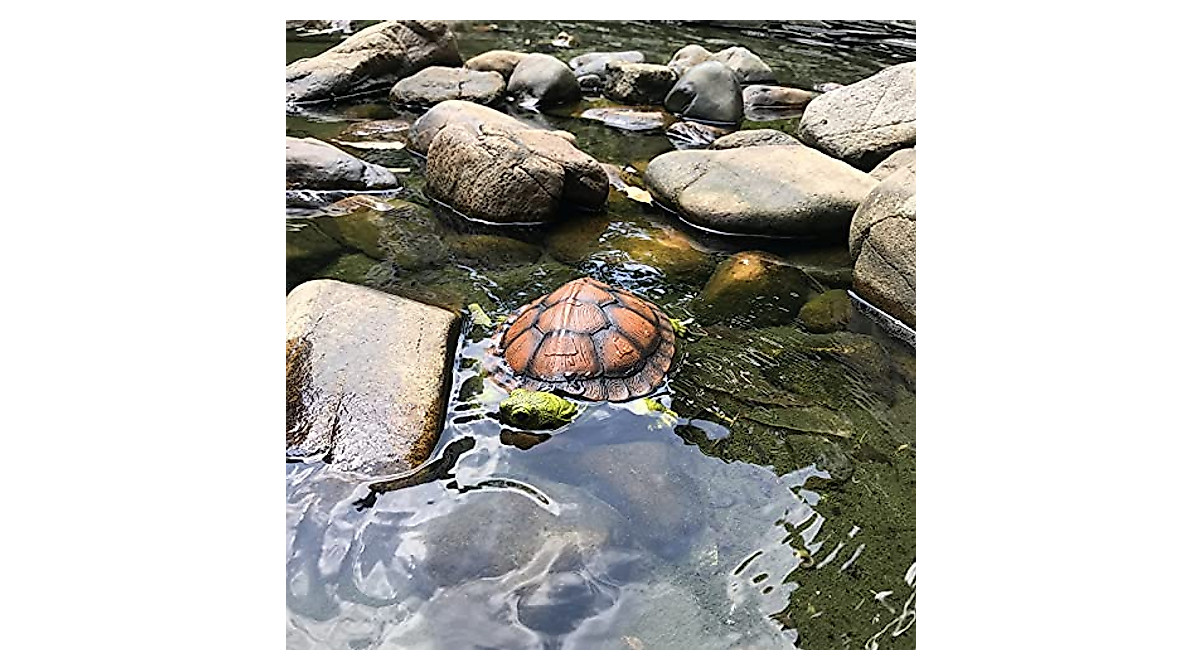 ABHAO Turtle Tortoise Garden Sculpture - Realistic Outdoor Decor
