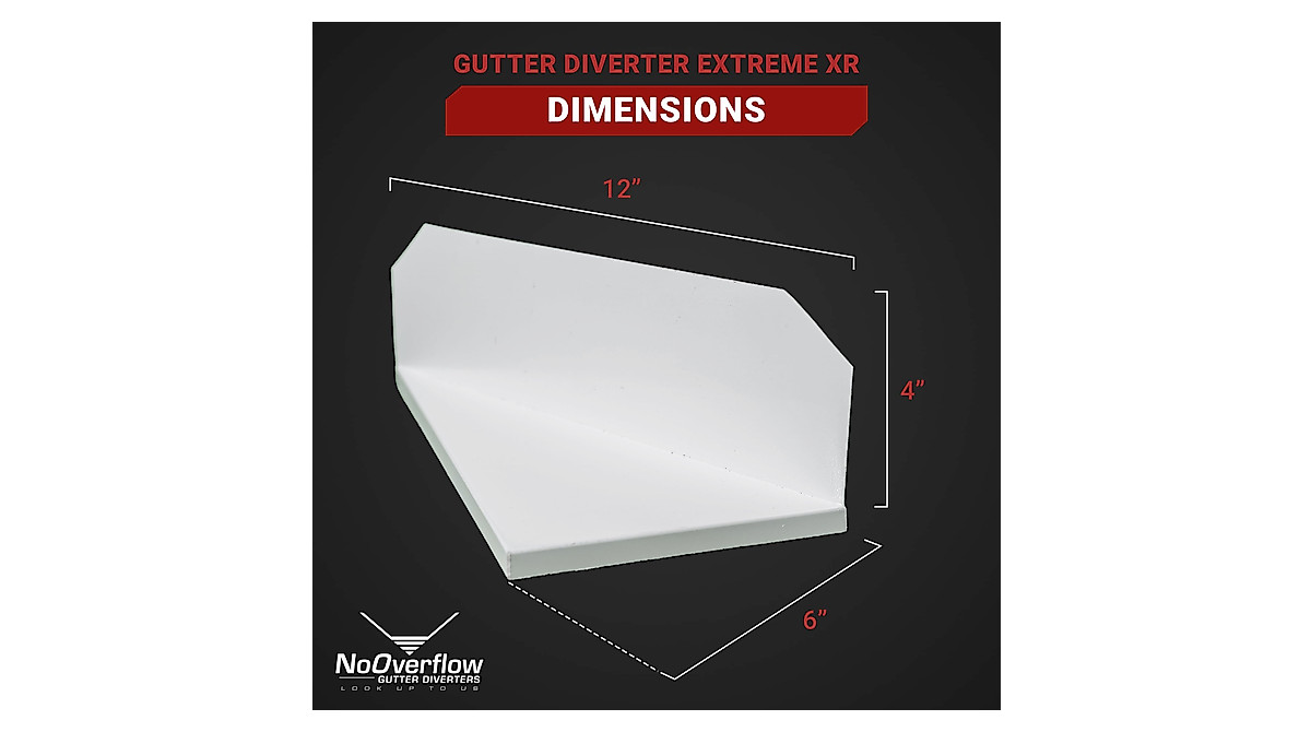 NoOverflow Gutter Diverter Extreme XR - Prevent Water Damage