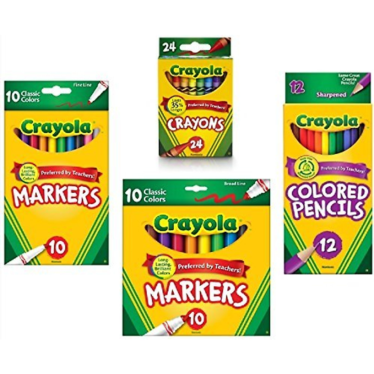 Crayola Holiday Art Set - 24 Crayons & 20 Markers for Kids