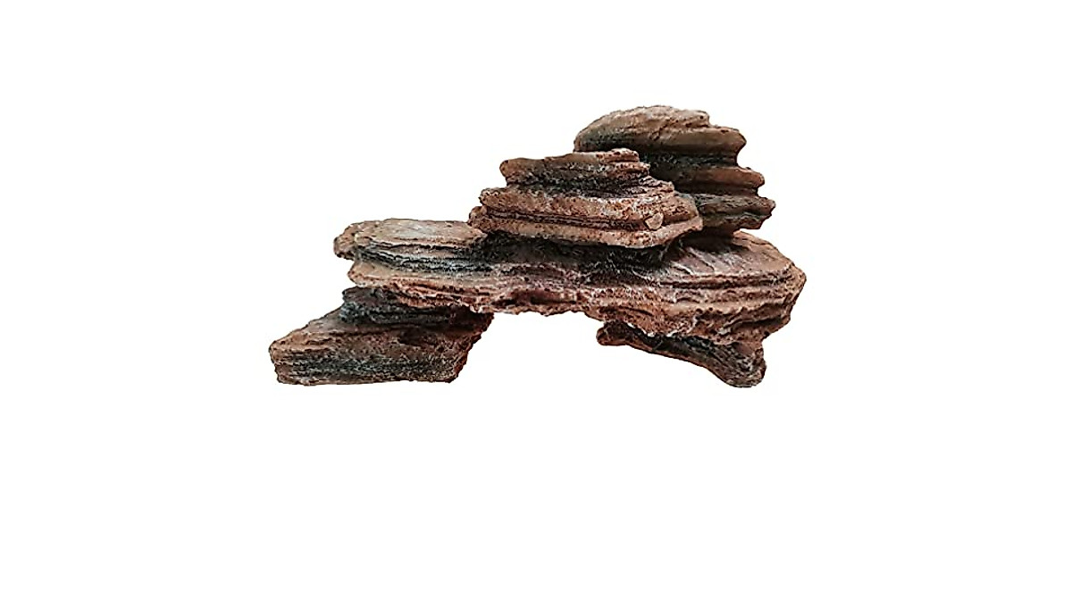 Emours Reptile Basking Rock - Perfect Hideaway for Pets