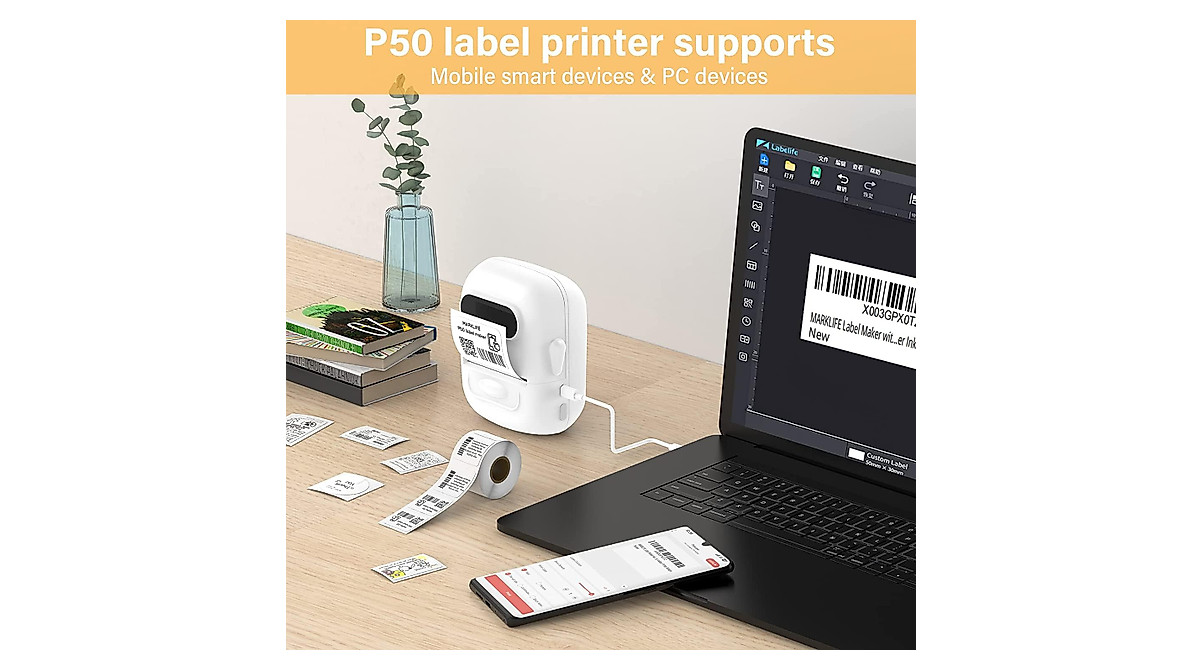 MARKLIFE P11 Label Maker - Portable Bluetooth Thermal Printer