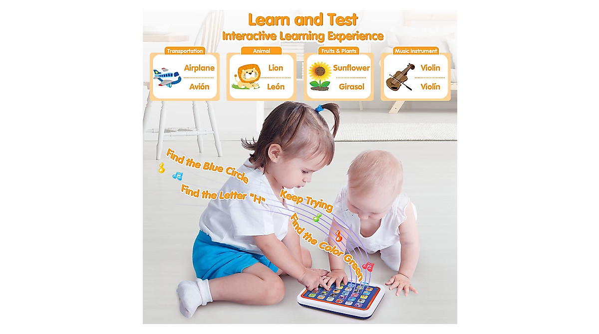 PLAY Bilingual Learning Tablet for Toddlers 1-3 | Educational Toy