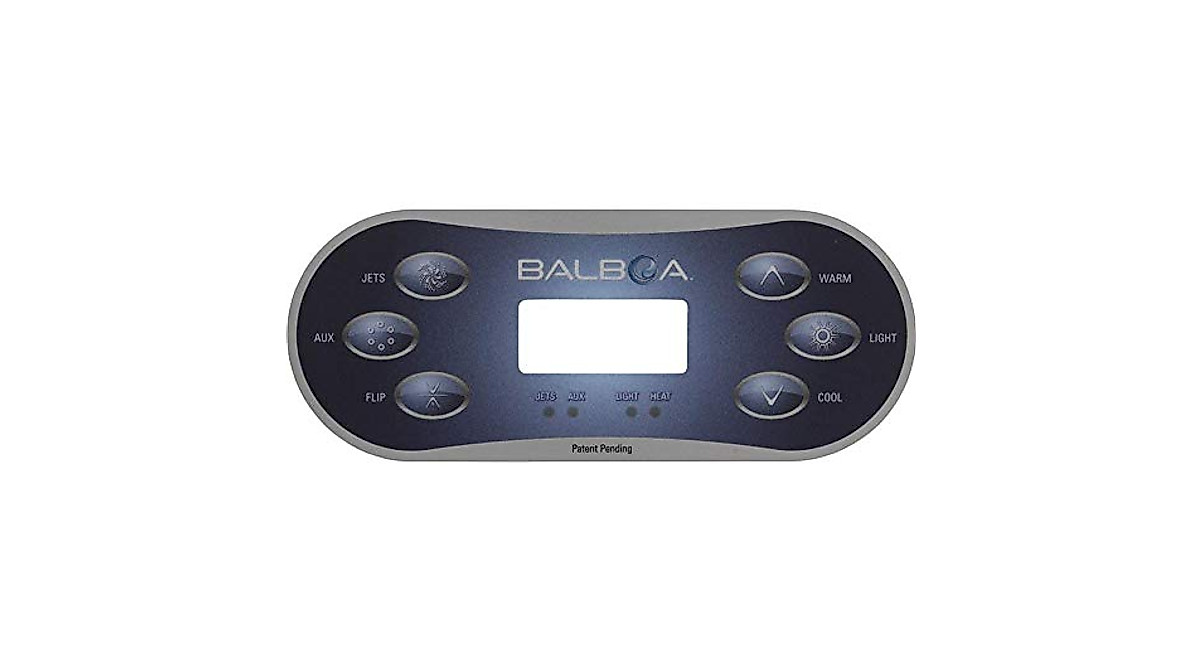 Balboa TP600 Overlay - 6 Button Control for Spas