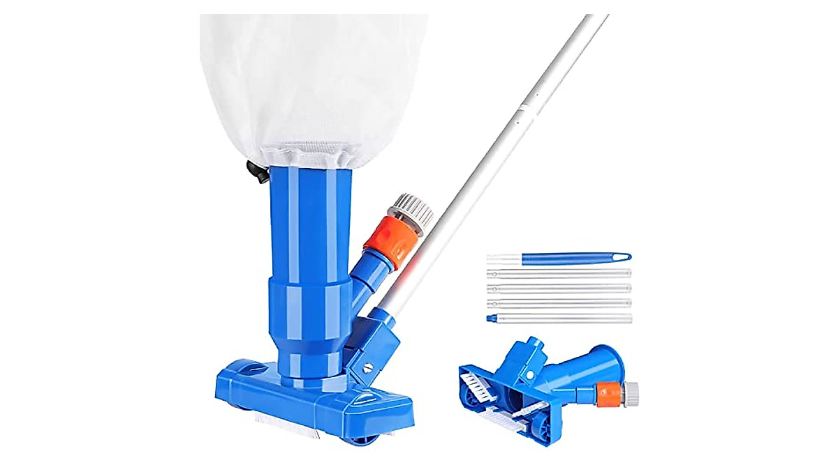 Portable Pool Vacuum Cleaner - Easy Debris Removal for Above Ground Pools