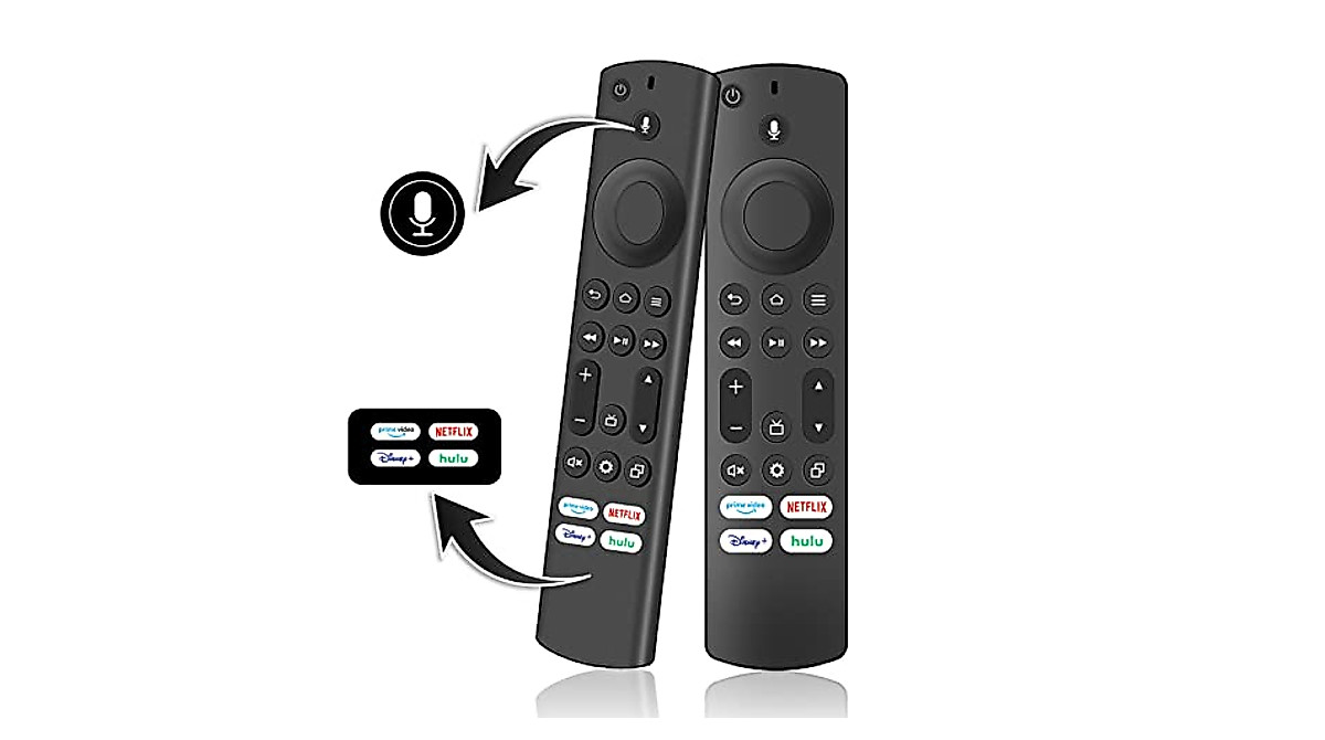 ZYK Voice Replacement Remote for Insignia Fire TV | Easy Voice Control