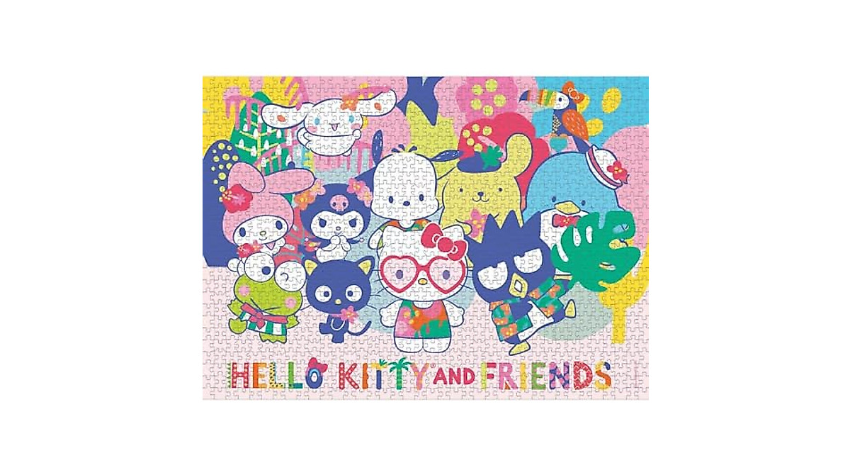 Hello Kitty & Friends Tropical 1000-Piece Jigsaw Puzzle