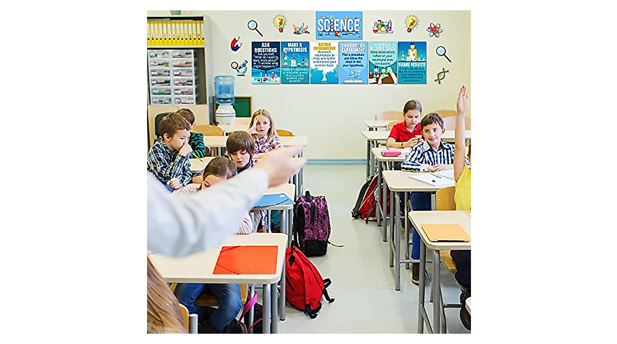Science Bulletin Board Set: Classroom Decor & Lab Supplies