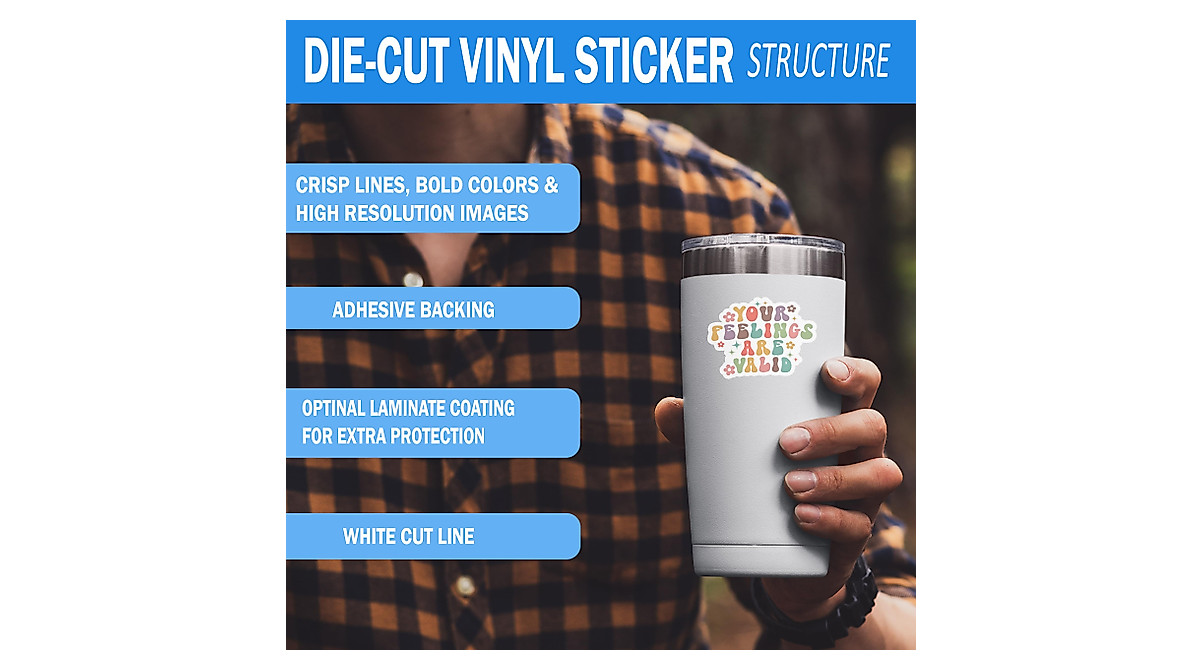 Miraki Valid Feelings Sticker - Motivational Vinyl Decal