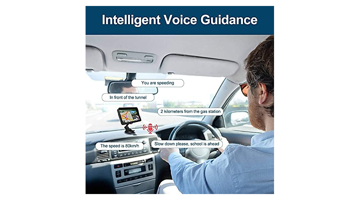 9-Inch GPS Navigation with Lifetime Maps & Multi-Language Support