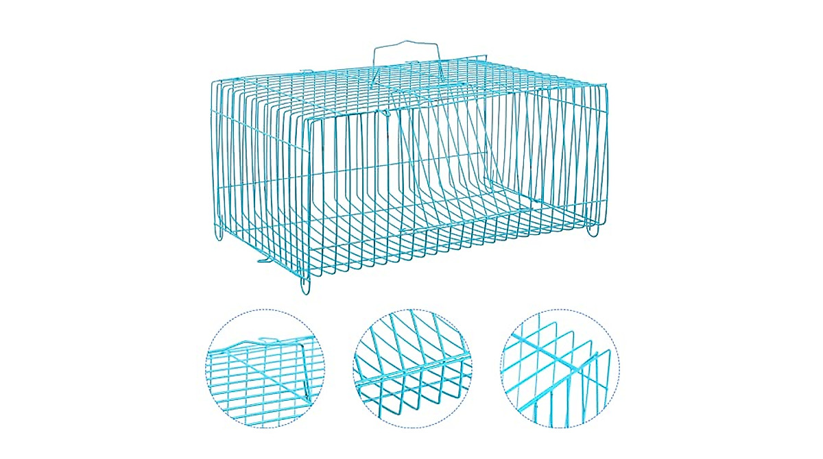 Image showcasing Durable Small Dog Crate for Small Pets - Safe & Versatile Cage
