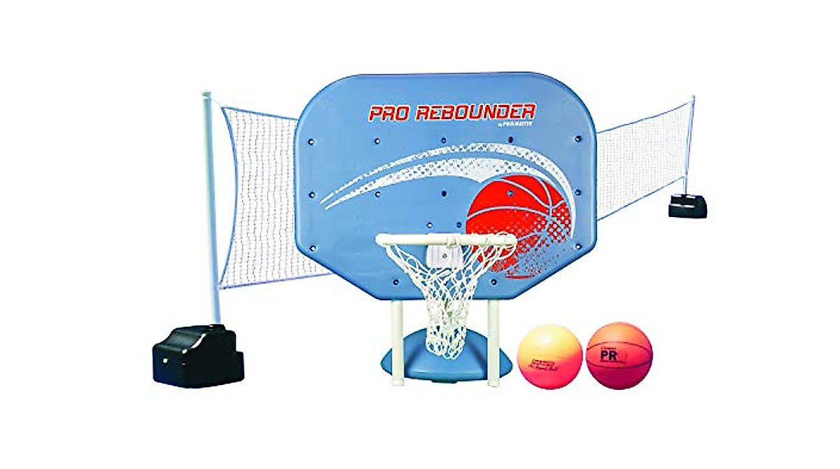 Poolmaster Pro Rebounder Combo - Water Pool Basketball & Volleyball