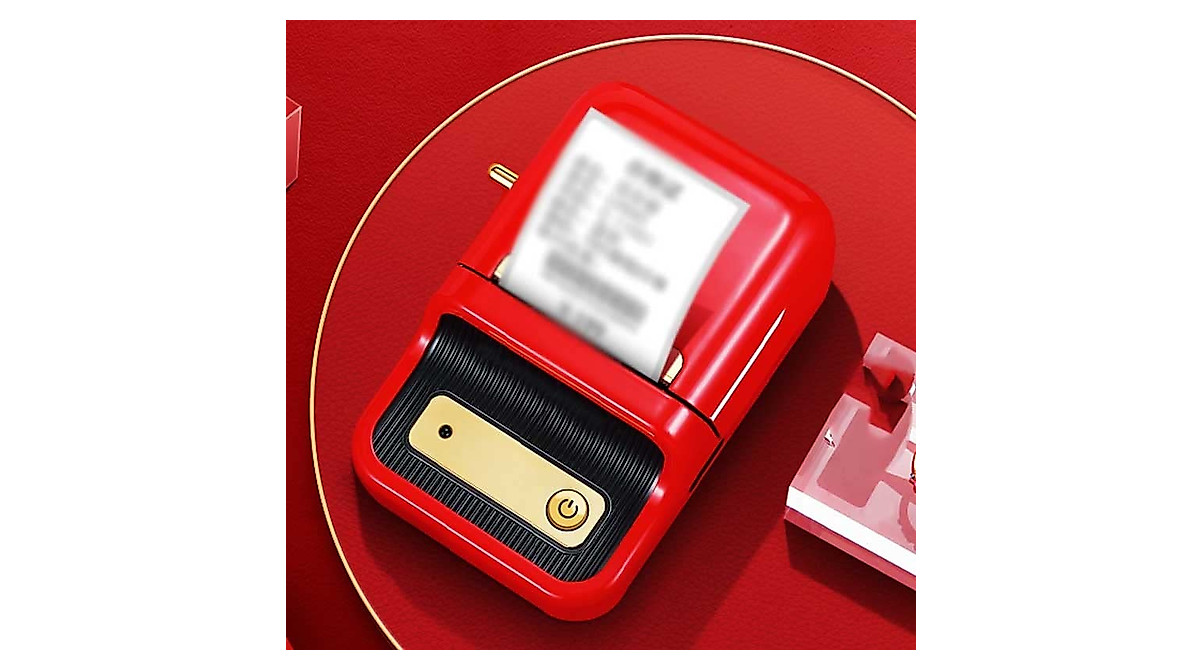 Portable Wireless Label Printer - Fast Bluetooth Thermal Printing
