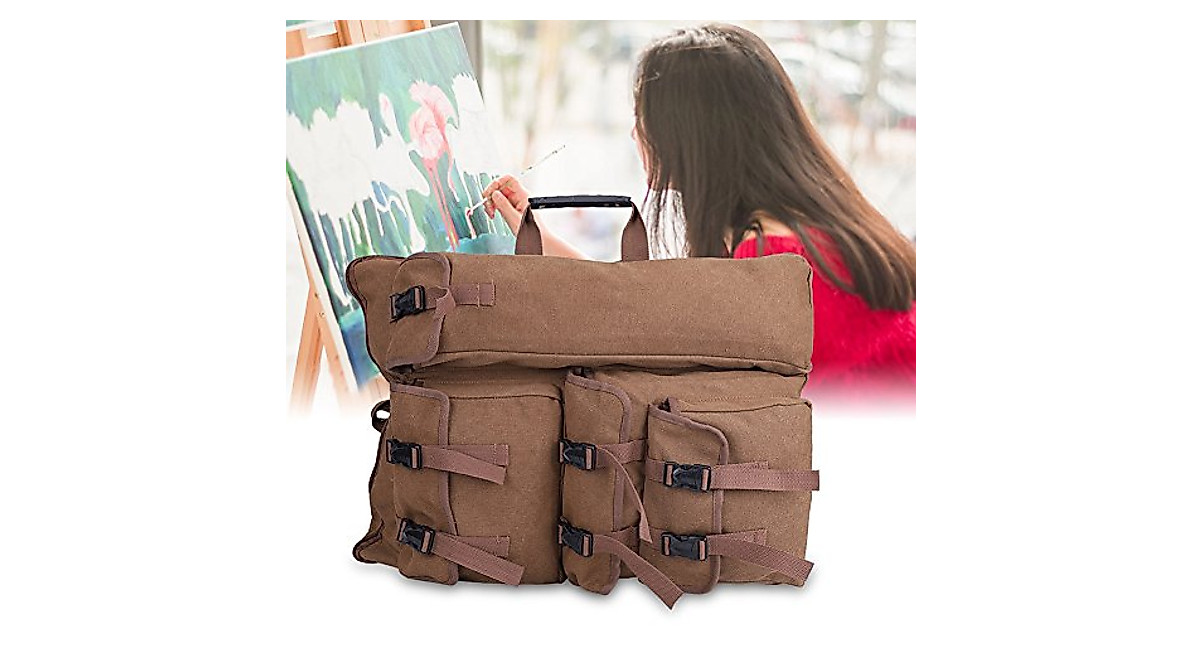 4K Canvas Drawing Board Bag - Large Capacity Artist Portfolio Backpack