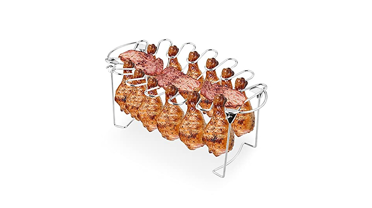 Fish-Shaped Chicken Rack for Perfectly Grilled Chicken | Easy & Durable