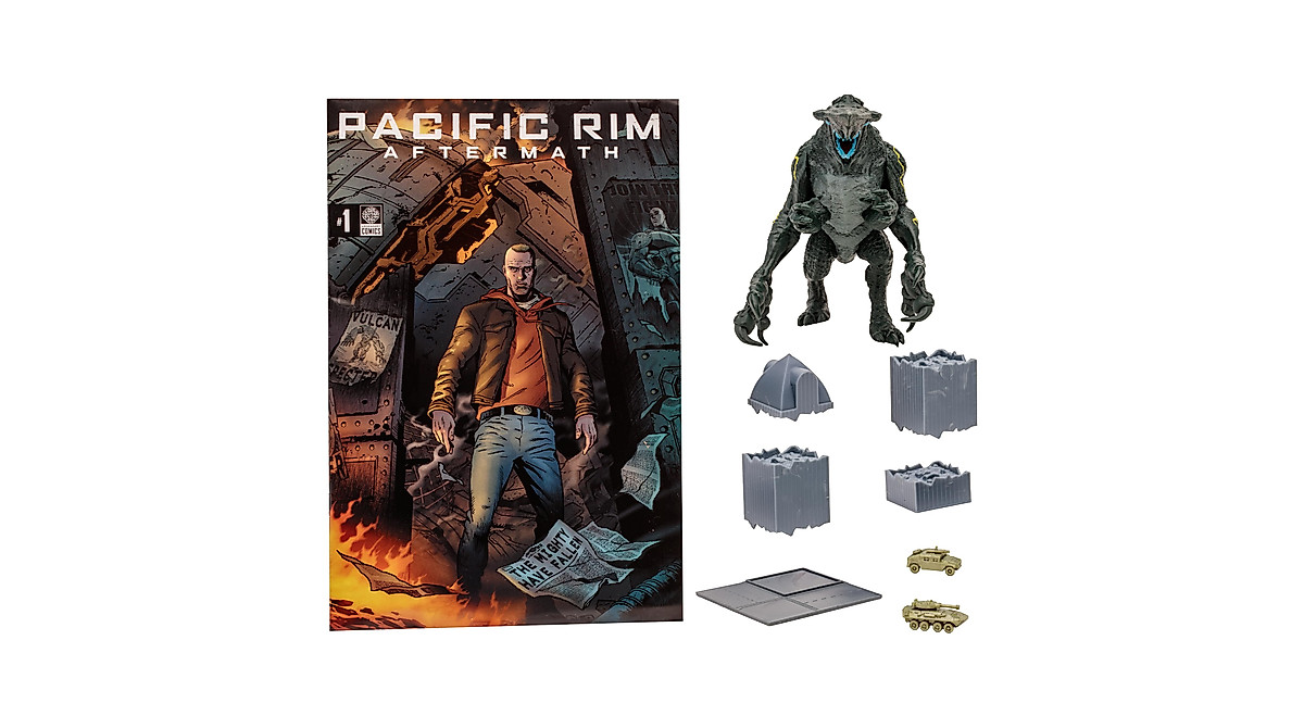 Pacific Rim Knifehead Action Figure with Vehicles & Comic
