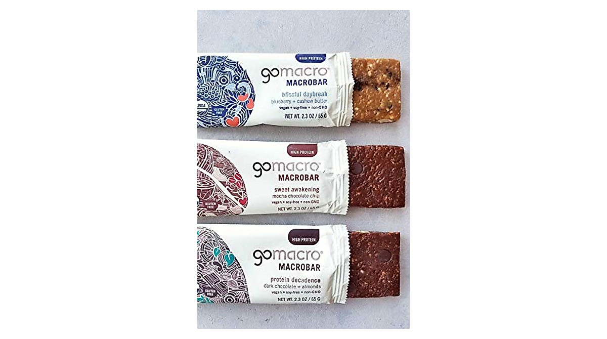 GoMacro Variety Pack — 12 Delicious Plant-Based Energy Bars