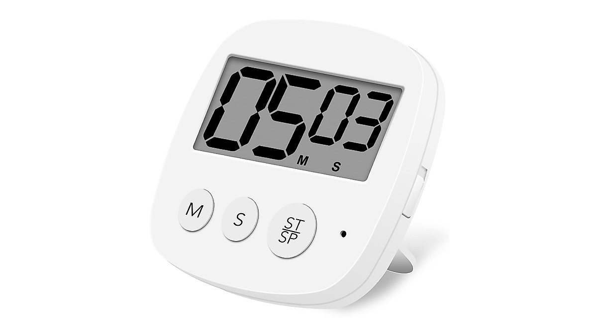 Big Digit PowGrow Kitchen Timer with Loud Alarm