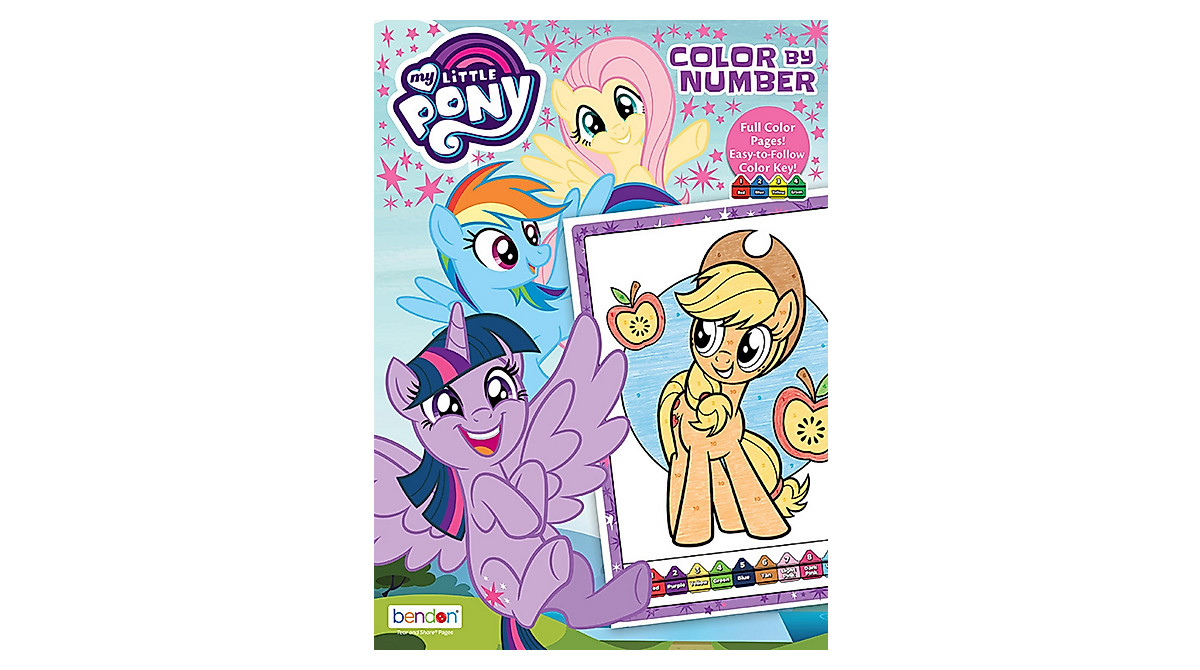 Color by Number Book: My Little Pony Fun
