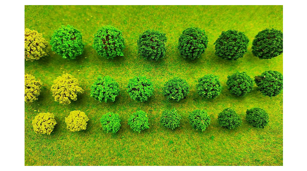 Realistic Miniature Model Trees for Scenic Dioramas & Railways