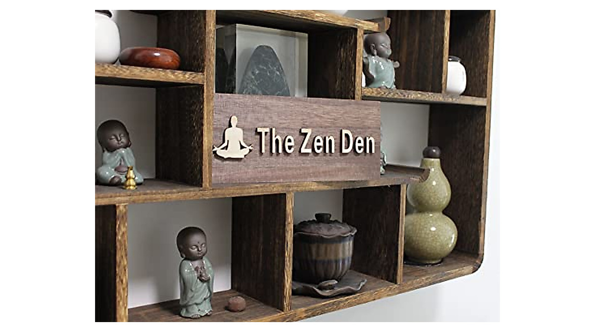 FIREFLYWEB Zen Den Wall Sign for Meditation & Yoga Rooms