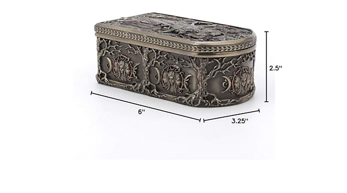 Hecate Triple Goddess Trinket Box by Veronese Design