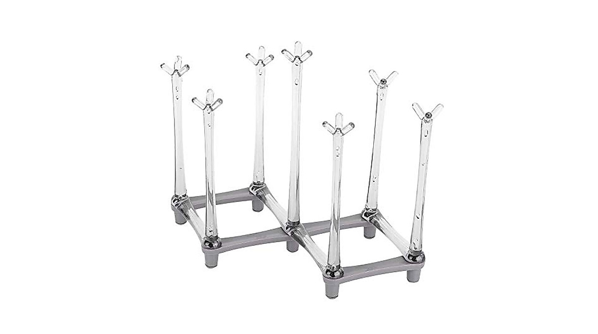 Retractable Cup Drying Rack - Space-Saving Glass & Bottle Organizer