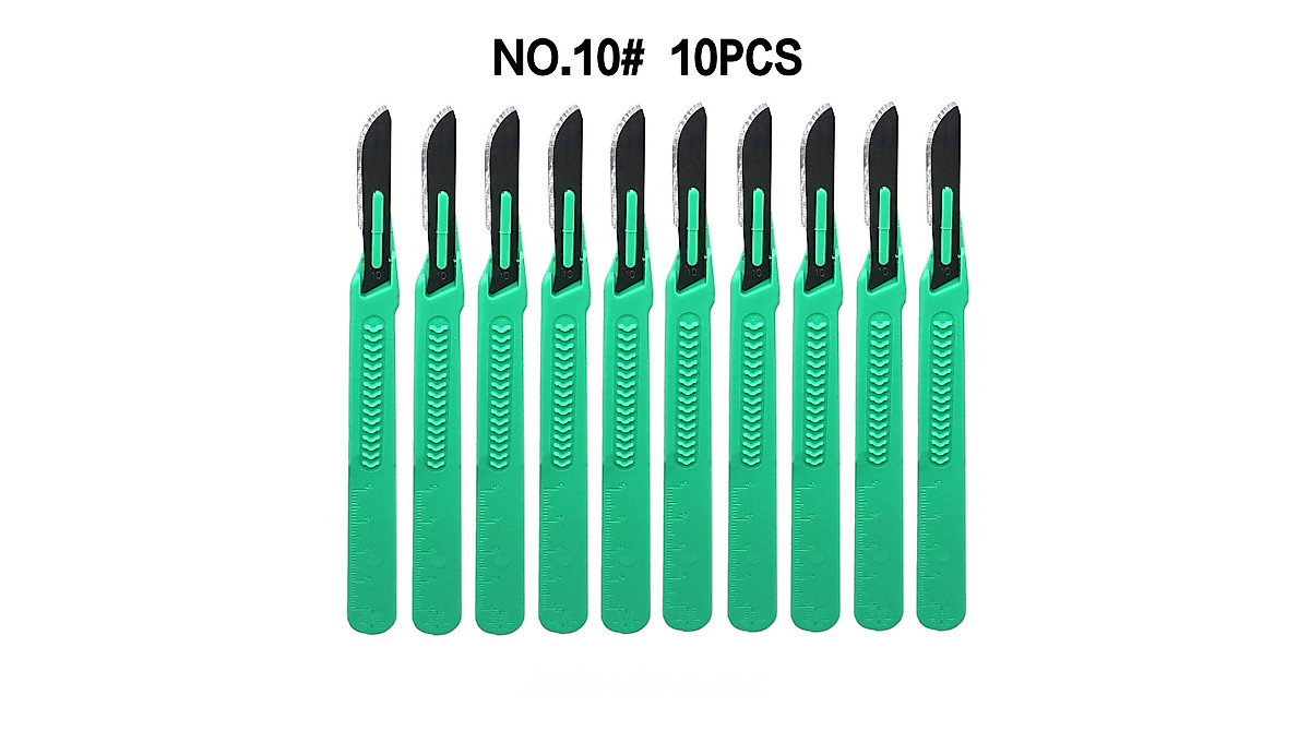 KIMRDIABTE 10Pack Disposable Scalpels for Precision Use