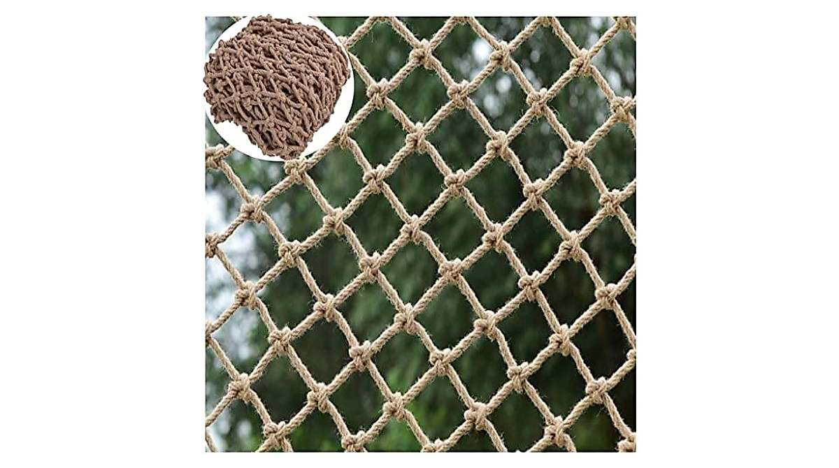 KACQIHTU Safety Hemp Rope Net for Kids & Pets