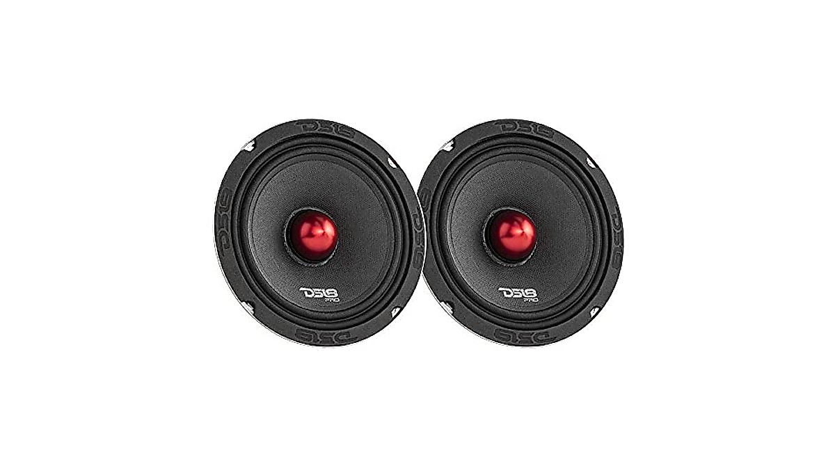 DS18 PRO-X8.4BMPK Car Audio Package – 2x8" Midranges + 2 Super Bullet Tweeters – Refurbished